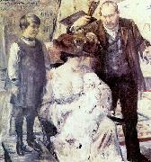 Lovis Corinth Der Kunstler und seine Familie oil on canvas